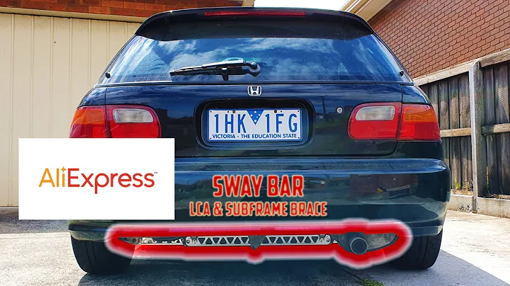 Aliexpress LCA Subframe Brace & Sway Bar install - EG Civic