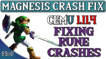 Cemu 1.11.4 | Magnesis Crash Fix | Zelda BOTW