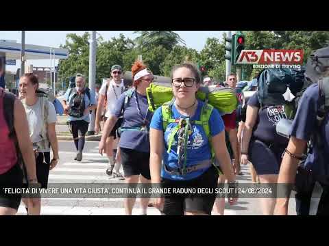 'FELICITA' DI VIVERE UNA VITA GIUSTA', CONTINUA IL GRANDE RADUNO DEGLI SCOUT | 24/08/2024