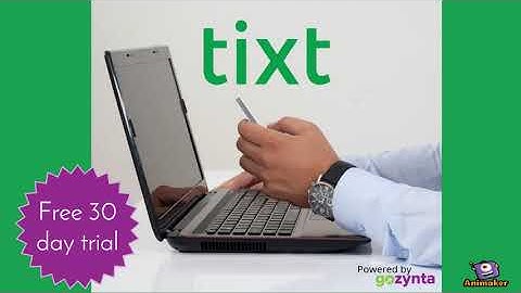 Tixt video