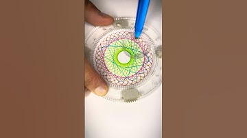 Spirograph timelapse 7min to 15sec #spirograph #timelapse #shorts #viral #satisfying #pattern #usa