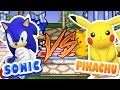 SONIC VS PIKACHU - Super Smash Flash 2 | JOGOS ONLINE