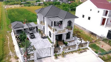 TOÀN CẢNH MẪU BIỆT THỰ KIẾN TRÚC TÂN CỔ ĐIỂN ĐẲNG CẤP SIÊU ĐẸP KHÔNG GIAN NỘI THẤT GỖ CỰC ĐỈNH