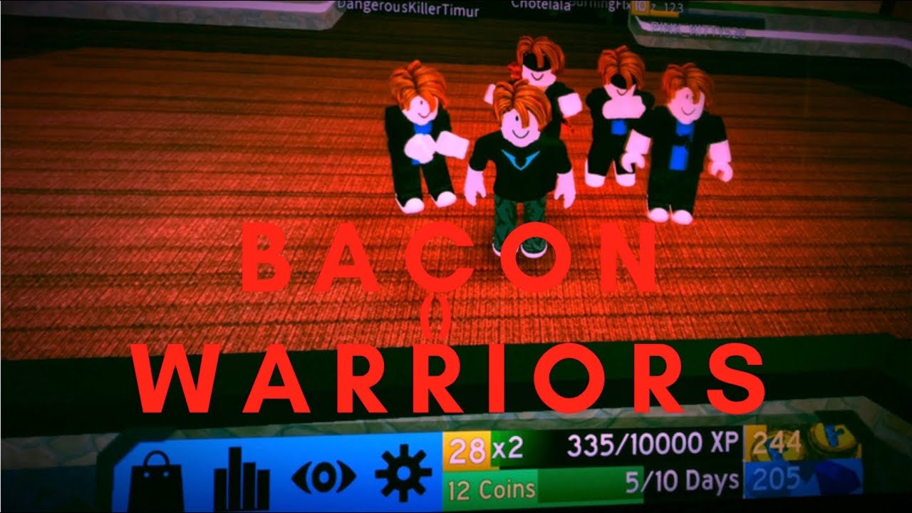 Bacon Warriors Flood Escape 2 Roblox Youtube - bacon warriors roblox