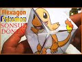 Sonsuz Dönen Flexagon Nasıl Yapılır /Funny Paper Game With Charmander / Pokemon / Fun Kids Video