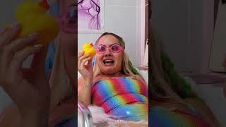 Rainbow Splash-Tastic 🌈💦 Bathtub Dreams And Whimsical Streams! #Bathbomb