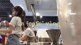 cafe vlog except it's a boba store and all i do is make boba