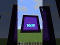 How big Can A Nether Portal Be in Minecraft 🤯#minecraft #shorts