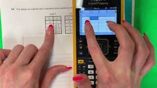 Algebra I STAAR 2021: Question 24: Creating an Equation from a Table