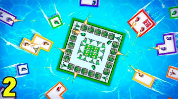 War of Rafts: Crazy Sea Battle - Gameplay Walkthrough Raft Army Commander (Android,iOS) Part 2
