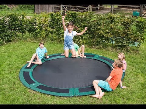 Capital Play | In-Ground Trampoline Assembly Installation - YouTube