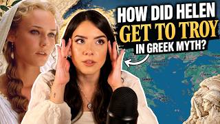 How did Helen get to Troy in Greek Myth? (Over Simplified)