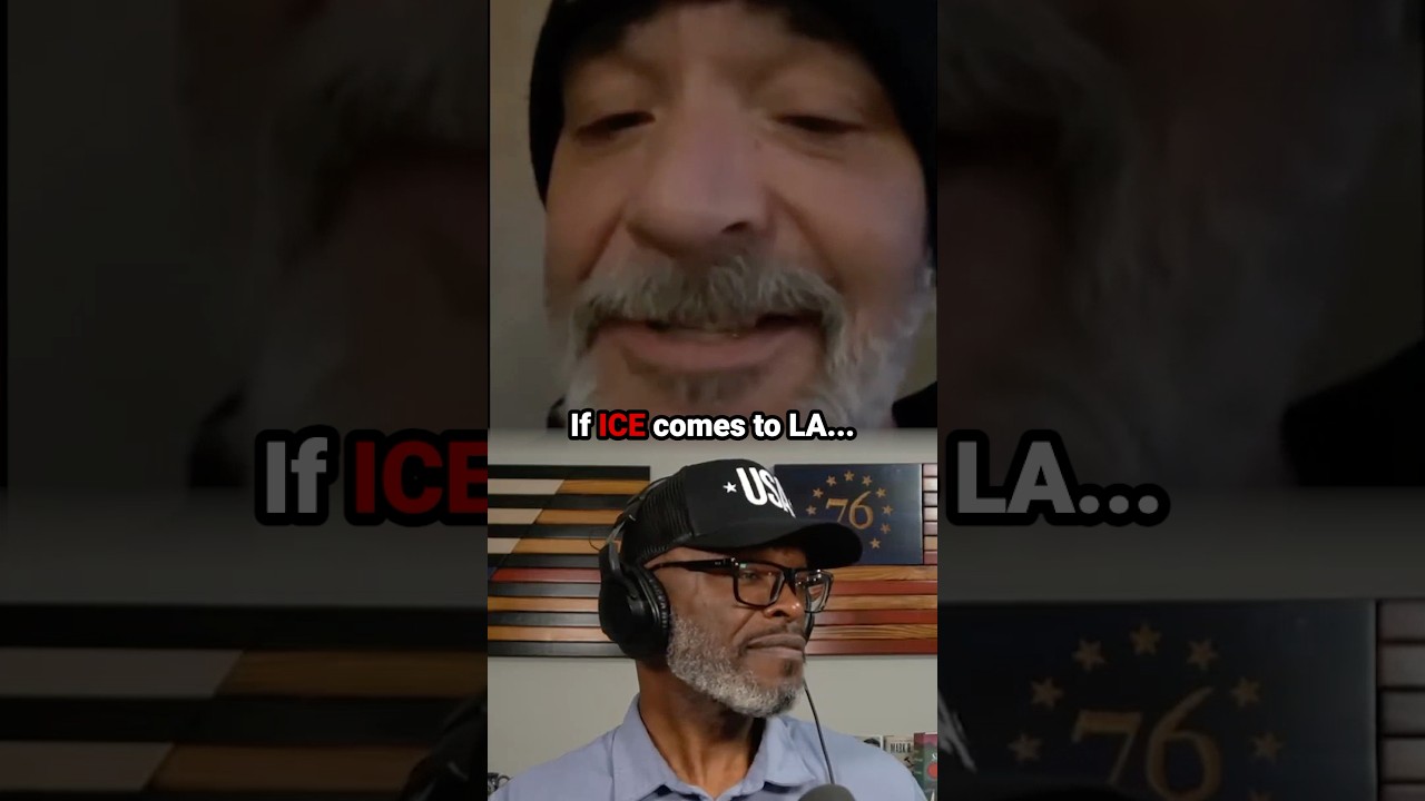 LA Tough Guy Warns ICE to STAY AWAY!! 🙄