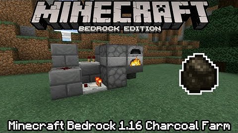 MINECRAFT BE 1.16 CHARCOAL FARM [SIMPLE TUTORIAL] MCPE/PS4/WINDOWS 10/NINTENDO SWITCH