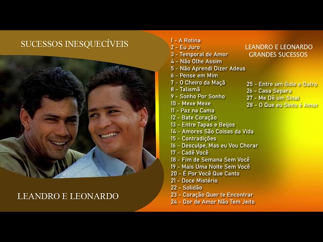 Leandro e Leonardo   Álbum Completo Sucessos Inesquecíveis class=