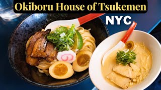 Eating at Okiboru House of Tsukemen. The BEST Ramen and Tsukemen in NYC