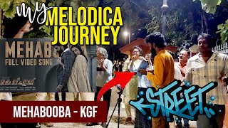 Mehabooba Video Song | KGF Chapter 2 | Flute Song | Street Performance | Instrumental melodica