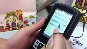 Cipherlab 166x connect to CP30 by HID