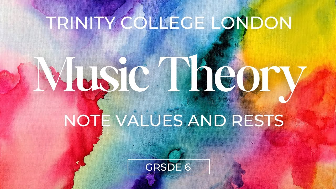 Trinity college London Music theory Workbook - Grade 6 - Note values ...