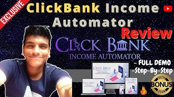 Clickbank Income Automator Review✔️💰✔️ Full Live Demo💰 Clickbank Issue Solved💰 CB Income Automator🔥