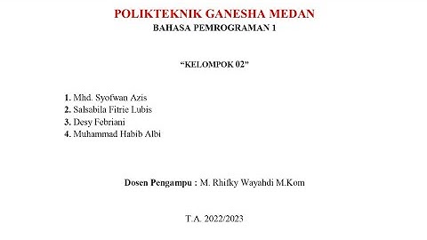Membuat Program perhitungan sederhana Di Microsoft Visual Studio 2010