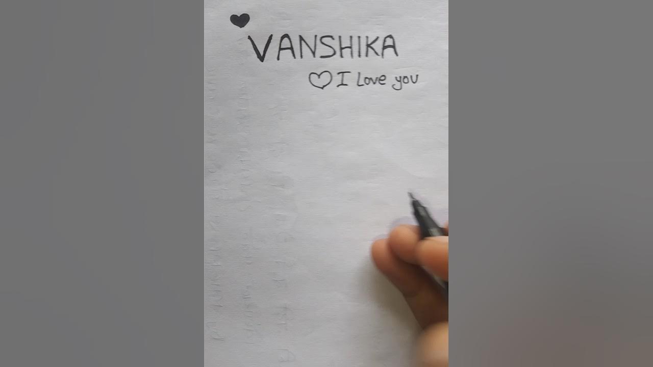 Vanshika name create to brand😱🔥 name making to brand logo ️viral 