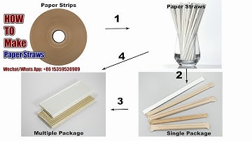 Fully Automatic Paper Straws Production Line with Paper Straws Single/ Multiple Packing Machine