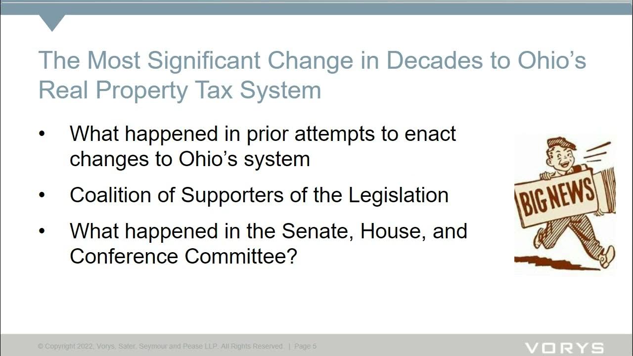 House Bill 126 The Changing Landscape for Ohio Real Property Tax