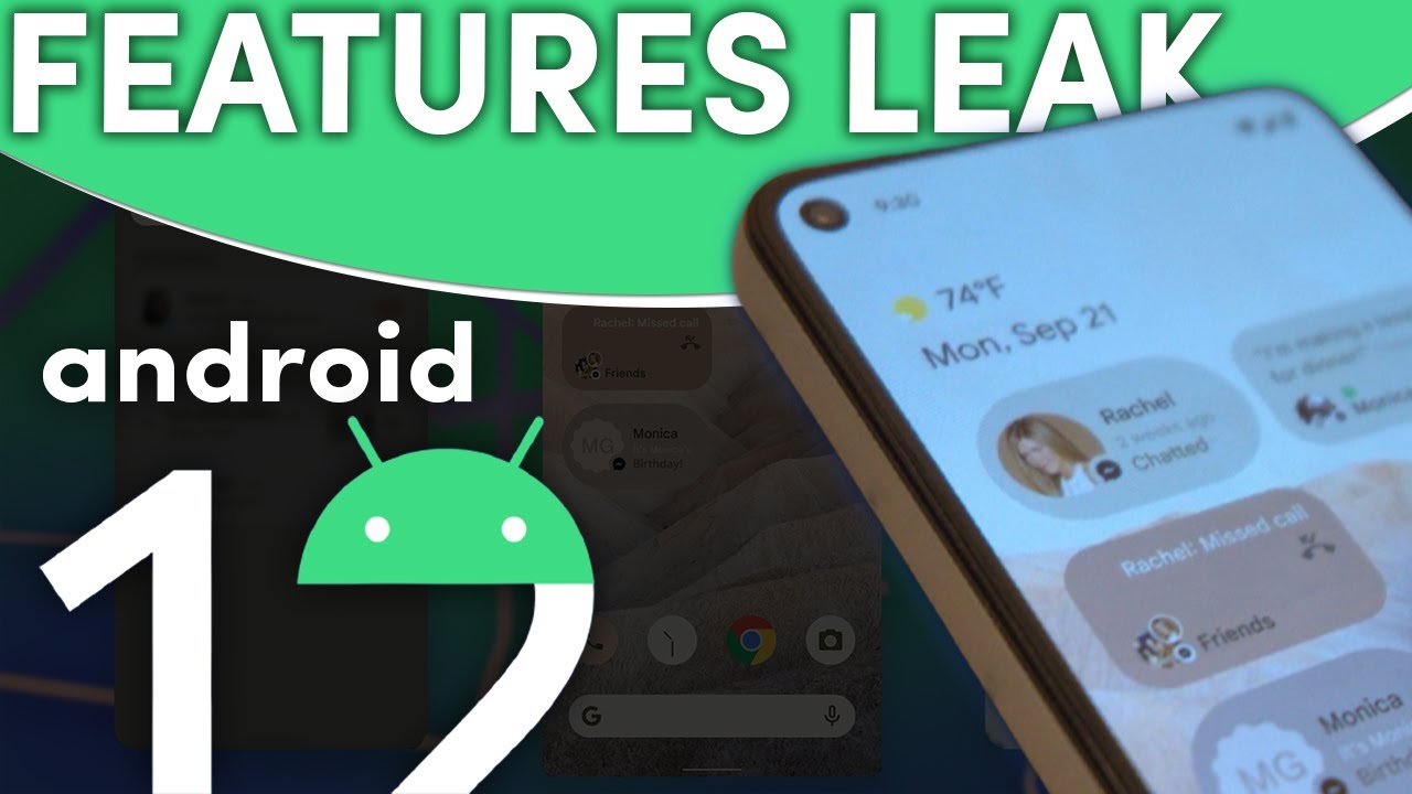Android 12 First Look | Android 12 Features Leaked Before Launch ...