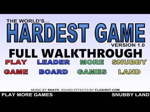 World's Hardest Game: Version 1 - Unblocked Games