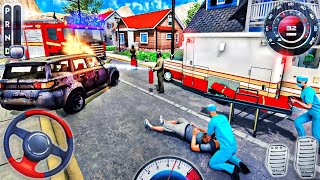 911 응급 구조! 새로운 소방차 운전 게임 안드로이드 게임플레이 screenshot 4