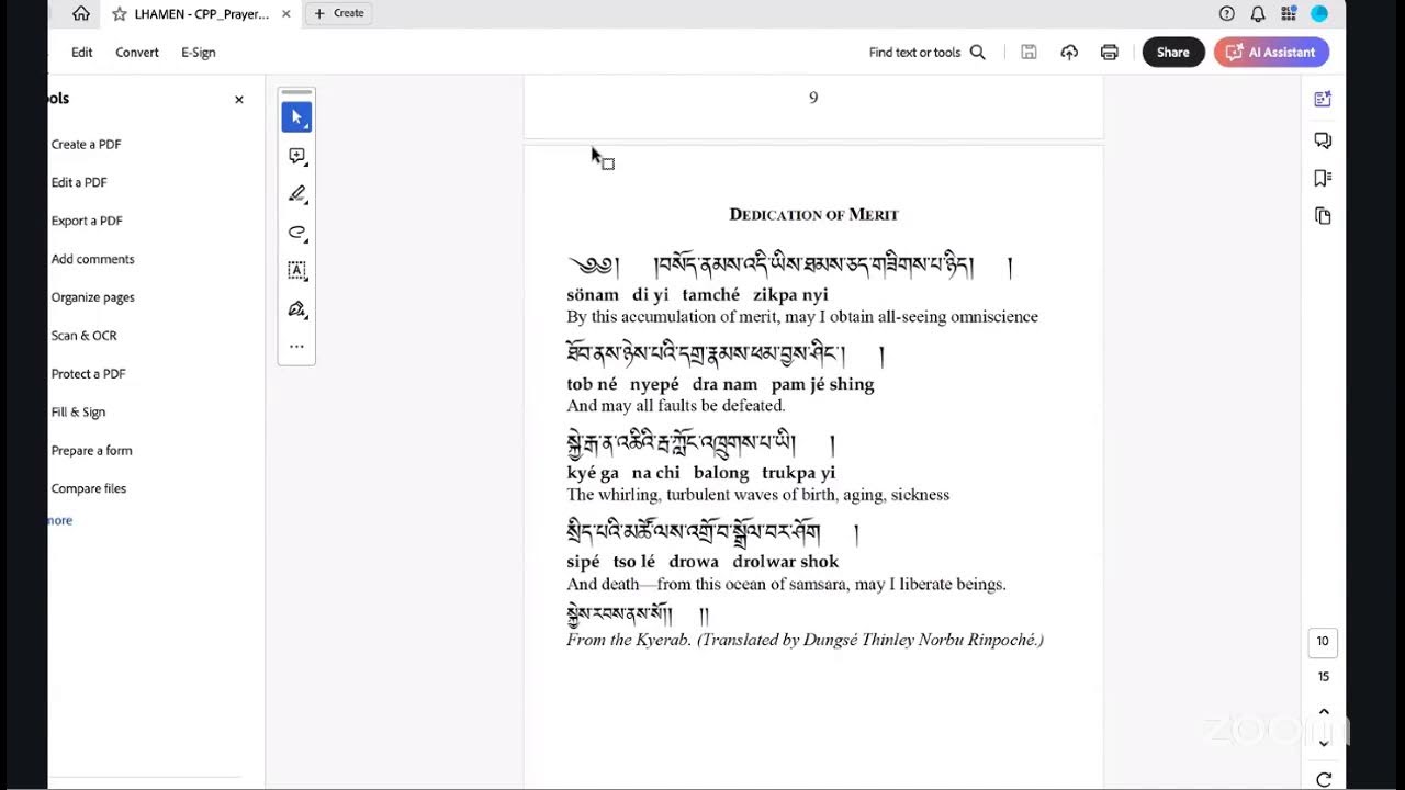 Друпон Пема Ригдзин — Ваджраяна и Тантрические Обеты // 04.03.2026
