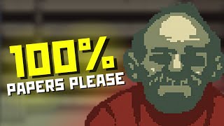картинка: Я ПРОШЁЛ PAPERS PLEASE НА 100%
