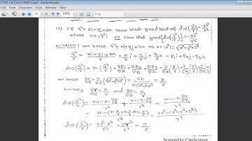 18MAT21 Advancd calculus and Numerical methods   VECTOR CALCULUS  Examples on FINDING SCALAR POTENTI