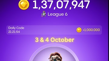 Gemz Daily Cipher & Combo 3 October | Gemz Daily Code | Gemz Daily Combo 3 October | Gemz Cipher