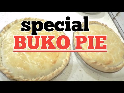 How to make special buko pie