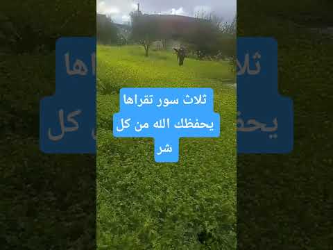 3سور تقرأها يحفظك الله من كل شر يارب