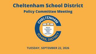 Information 2026 09 22 Policy Committee Meeting Update