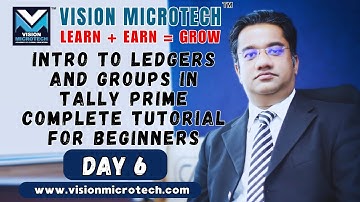 Tally Prime Ledgers & Groups Explained | Complete Beginner Tutorial