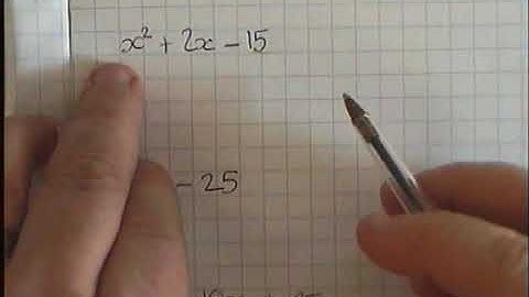 How to factorise quadratics into 1 and 2 brackets