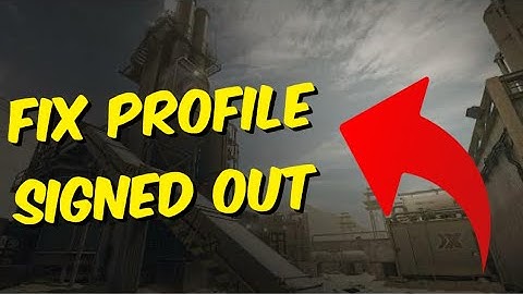 How To Fix "Your Profile Was Signed Out" Modern Warfare 3 Error