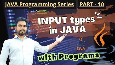 Input types in JAVA | How to take Input in Java | JAVA Programming Course | by Manish Sir | VEPS