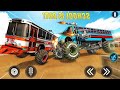 Monster Bus Derby - Bus Demolition Derby 2021- Crazy Monster Truck Games - Android GamePlay