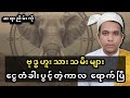 ဗုဒ္ဓဟူးသားသမီး တပါတ်စာ ဟောစာတမ်း (15.1.26 - 21.1.26)