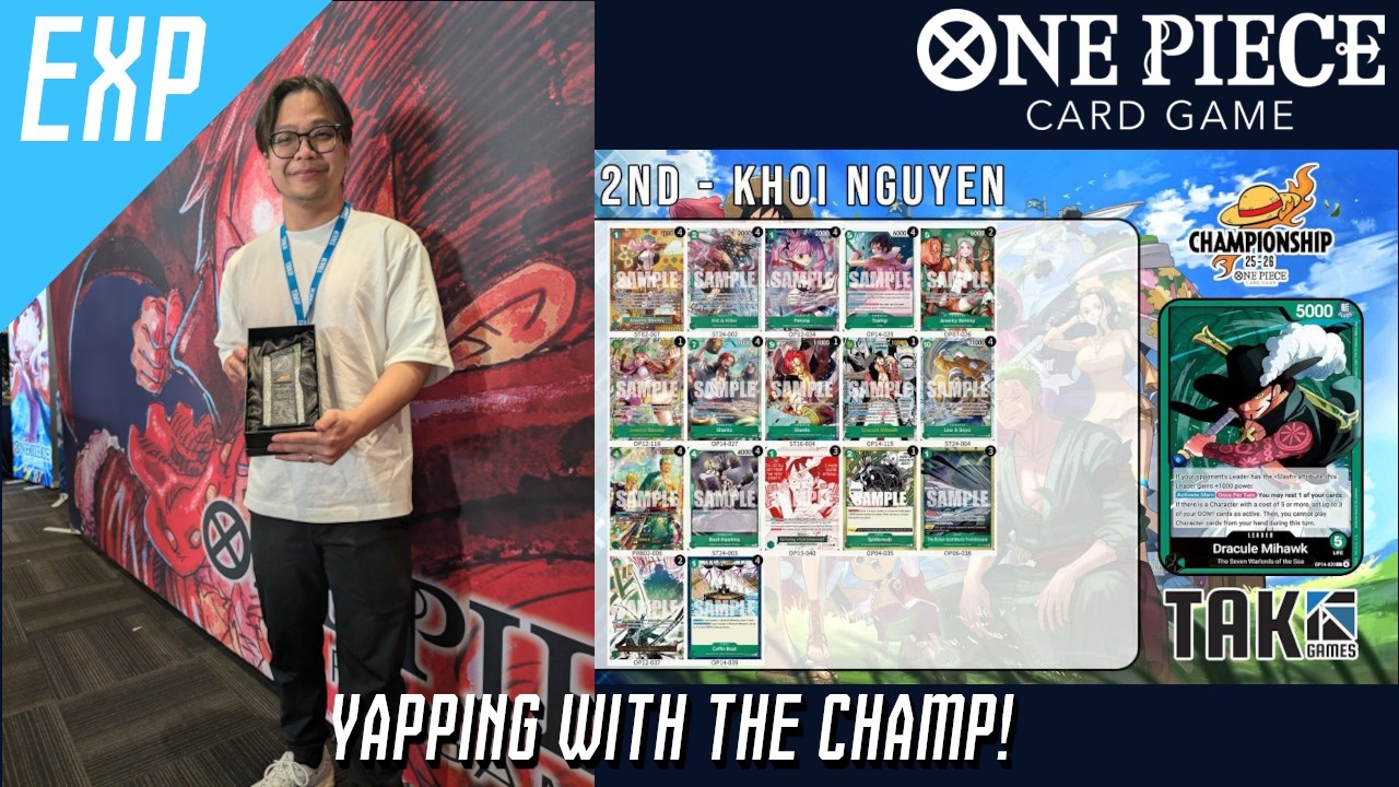 Разговариваем с чемпионом 🏆 | Интервью с финалистом чемпионата One Piece OCE Nationals