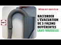 Comment raccorder l’évacuation d’un lave-vaisselle (3 méthodes différentes)