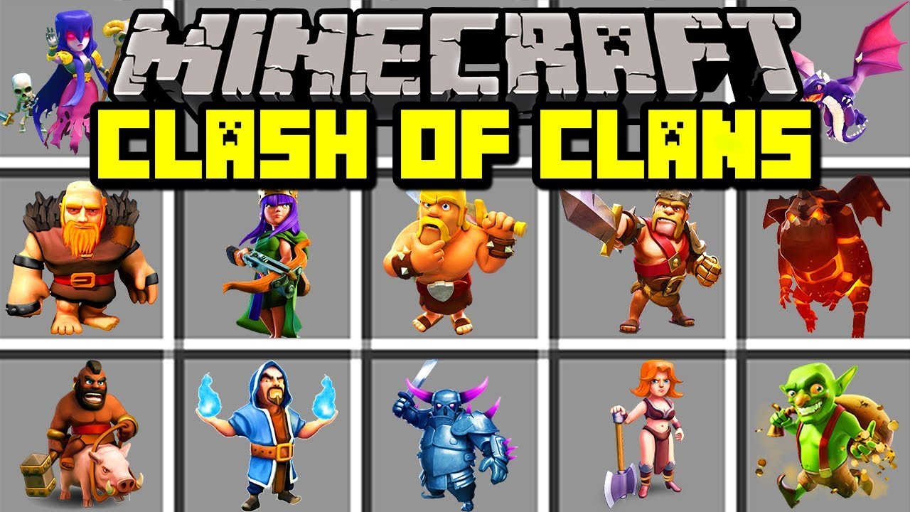 clash of clan mod for minecraft clash of clan mod for minecraft