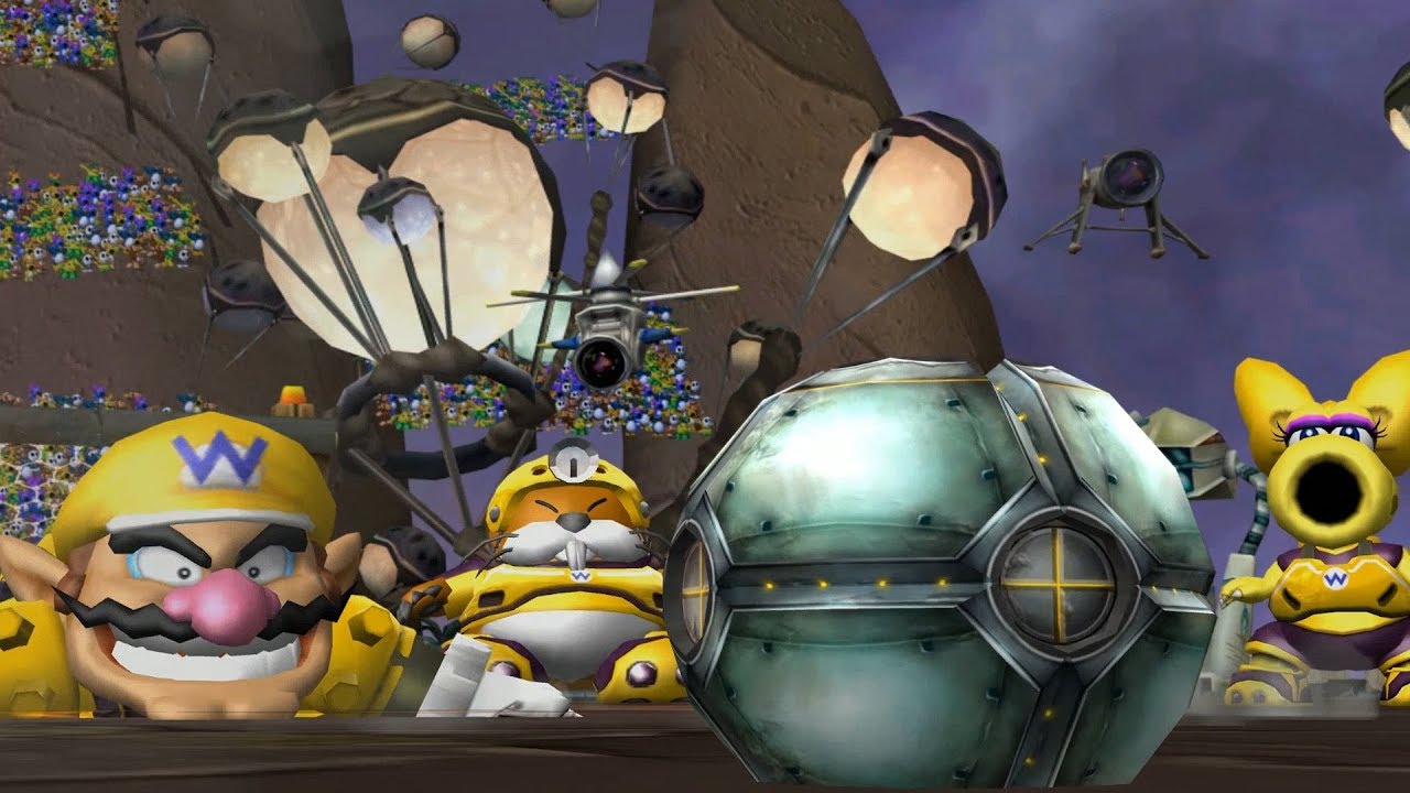 Mario Strikers Charged Football - Team Wario(Me) Vs Team Diddy Kong & Team Luigi at Fire Cup