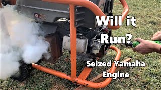 Ridgid Generator / Seized Yamaha Engine  Will it Run?