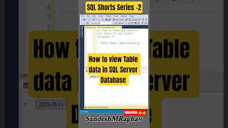 Celebrity 2-How to view Table data in SQL Server Database #sql #howto #sqlserver Net Worth